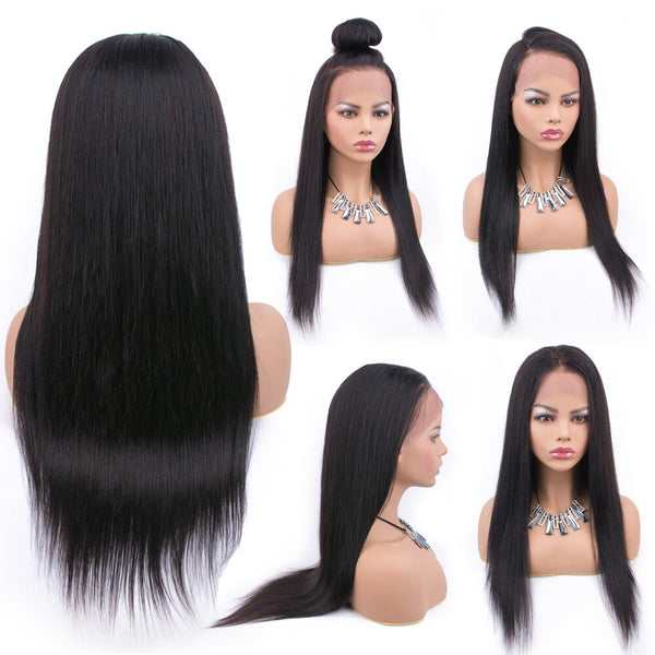 Lace Front Human Hair Wigs Baby Hair